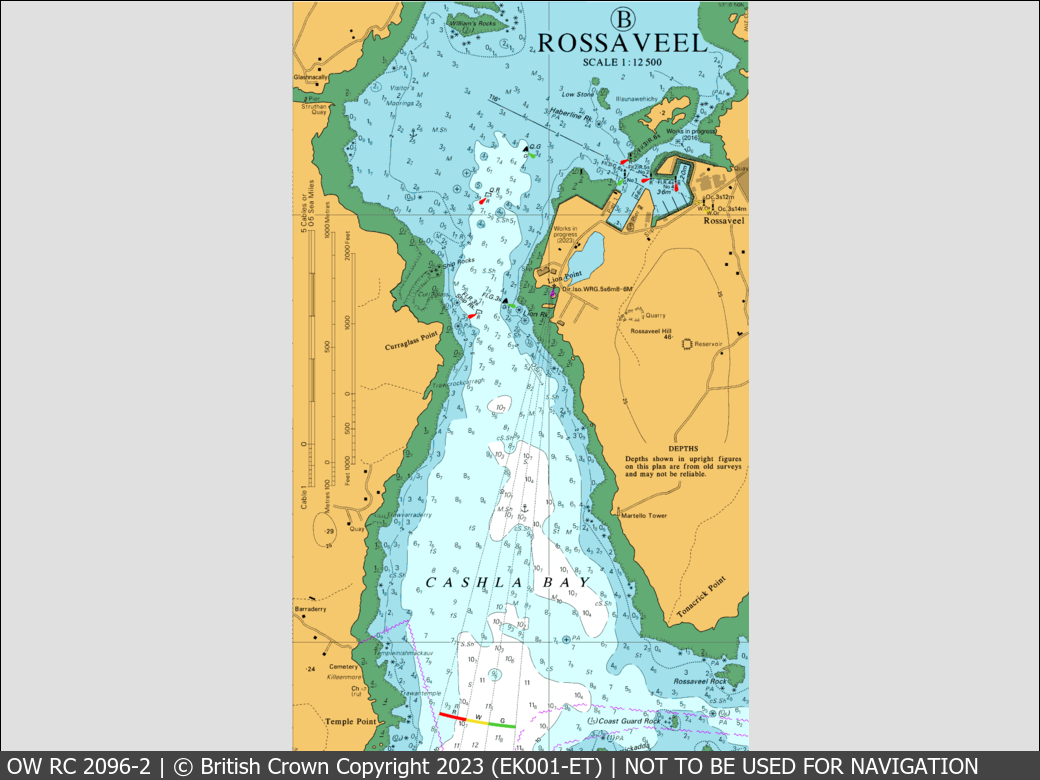 OceanWise Raster Chart 2096 panels