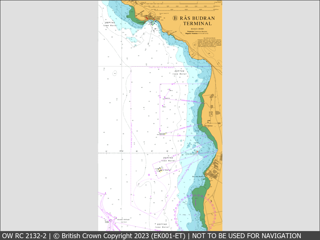 OceanWise Raster Chart 2132 panels