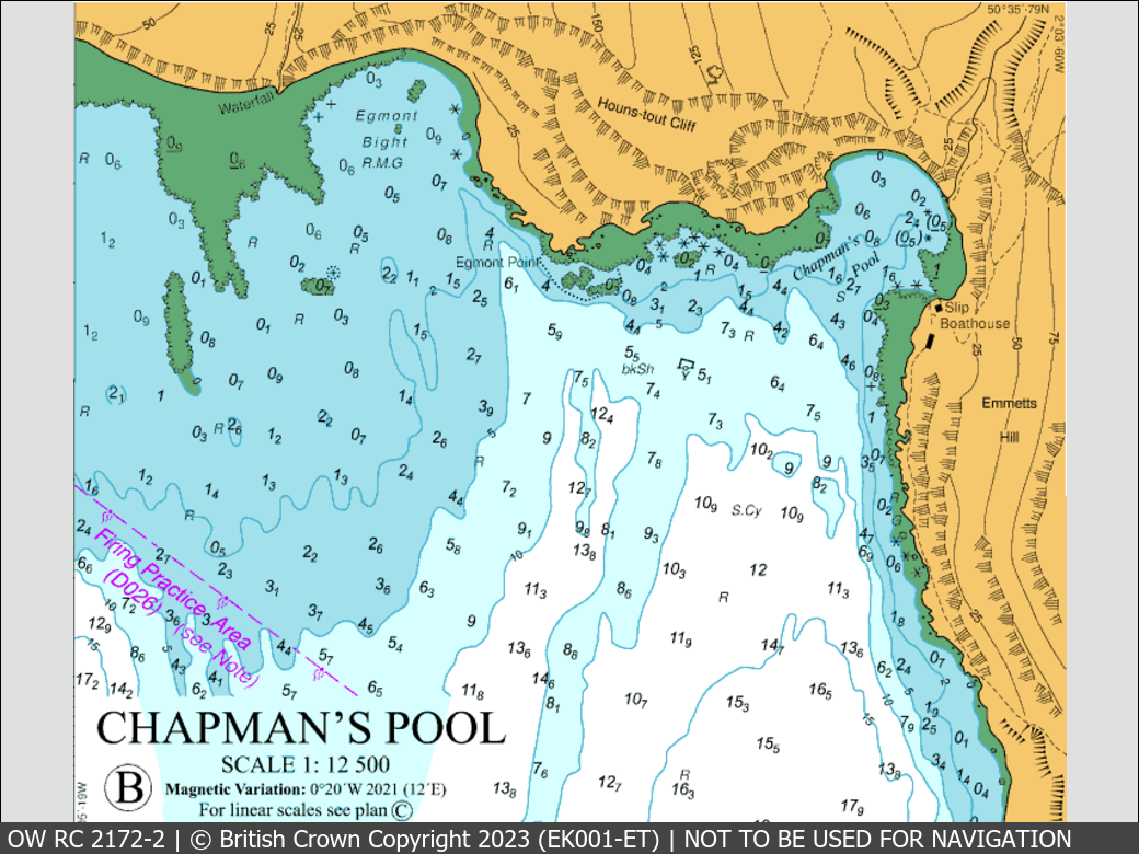 OceanWise Raster Chart 2172 panels