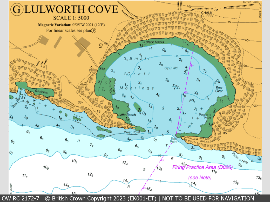 OceanWise Raster Chart 2172 panels