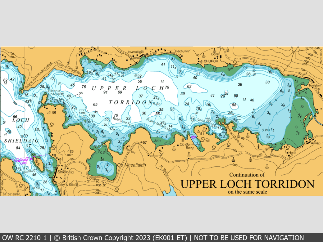 OceanWise Raster Chart 2210 panels