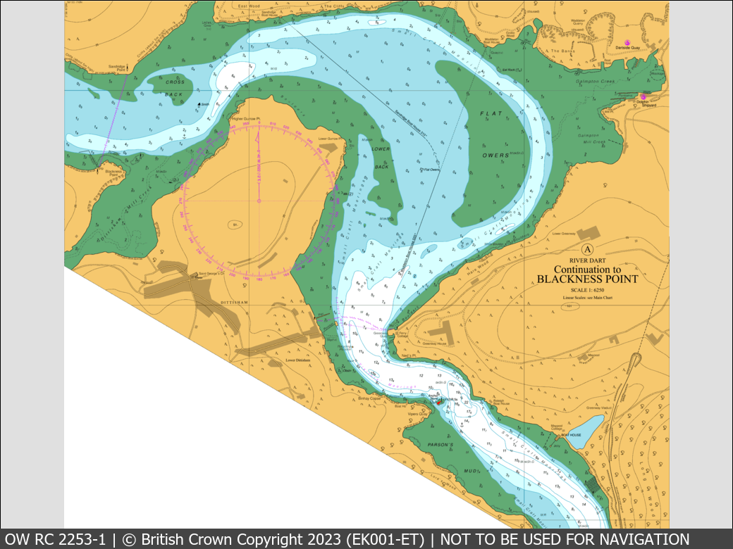 OceanWise Raster Chart 2253 panels