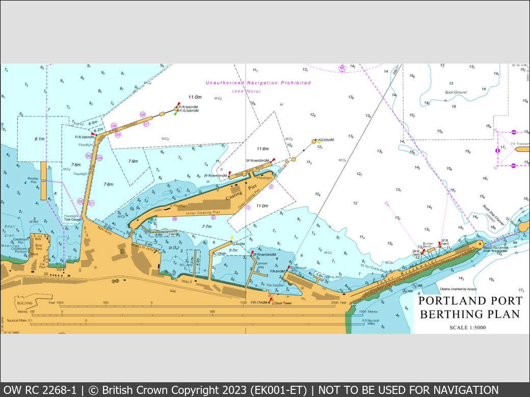 OceanWise Raster Chart 2268 panels