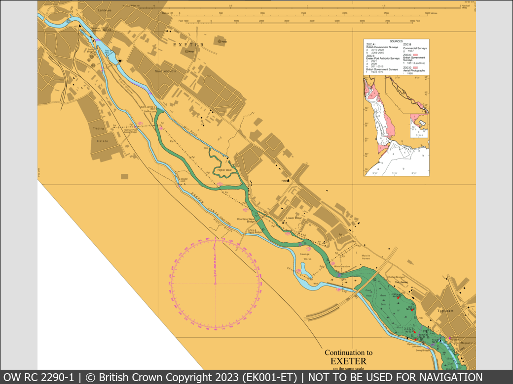 OceanWise Raster Chart 2290 panels