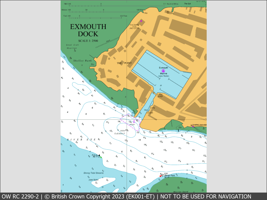 OceanWise Raster Chart 2290 panels