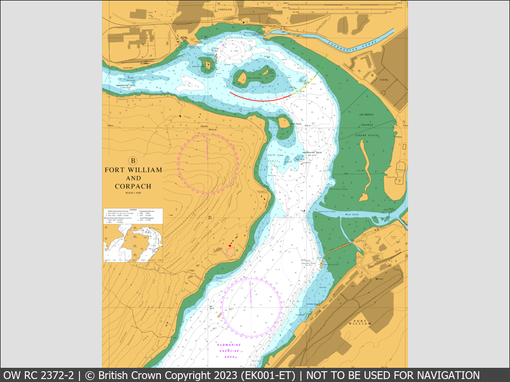 OceanWise Raster Chart 2372 panels