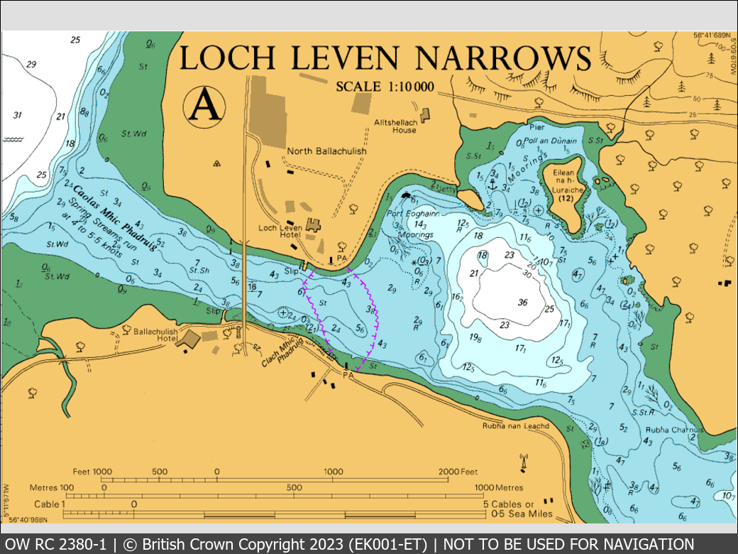 OceanWise Raster Chart 2380 panels