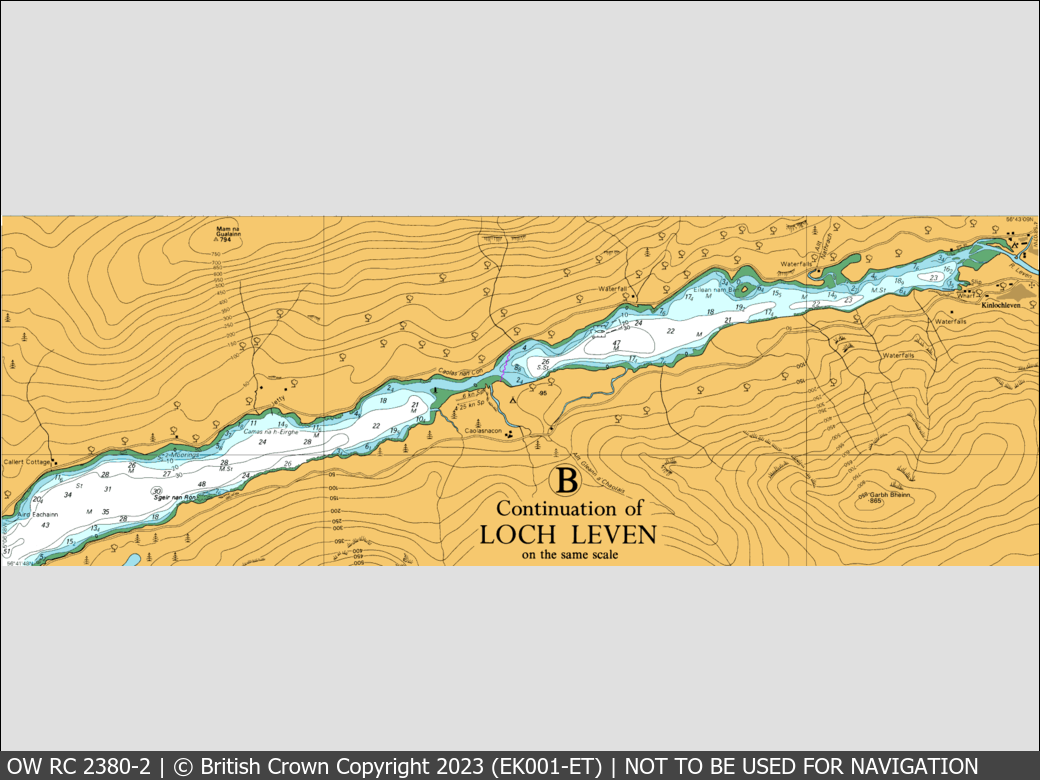 OceanWise Raster Chart 2380 panels