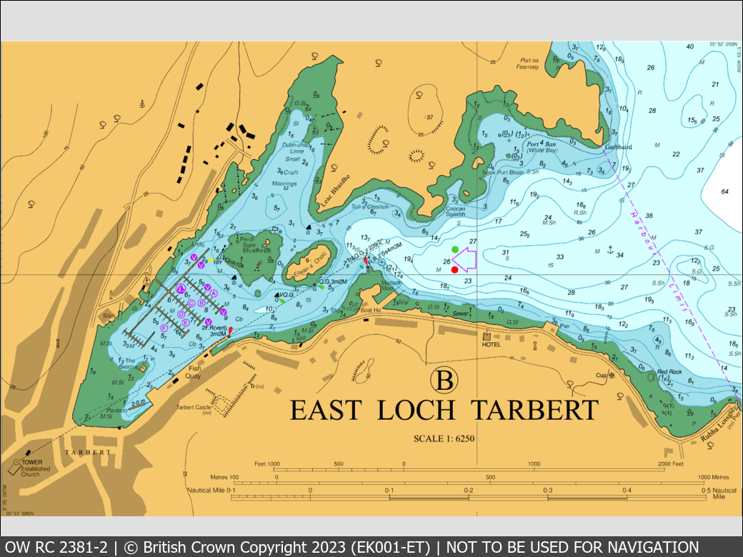 OceanWise Raster Chart 2381 panels