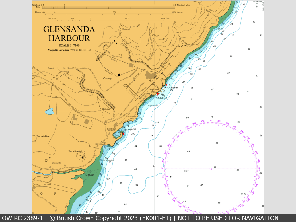 OceanWise Raster Chart 2389 panels