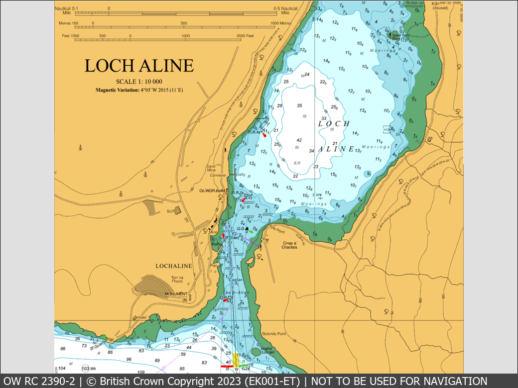 OceanWise Raster Chart 2390 panels