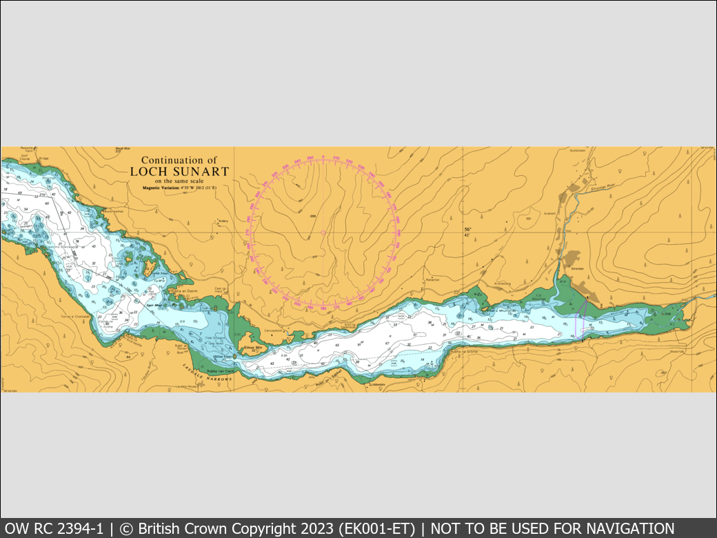 OceanWise Raster Chart 2394 panels