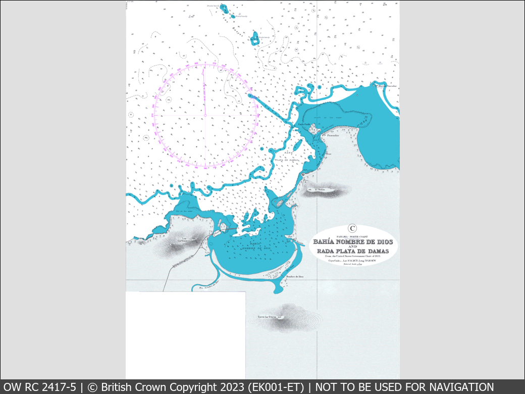 OceanWise Raster Chart 2417 panels