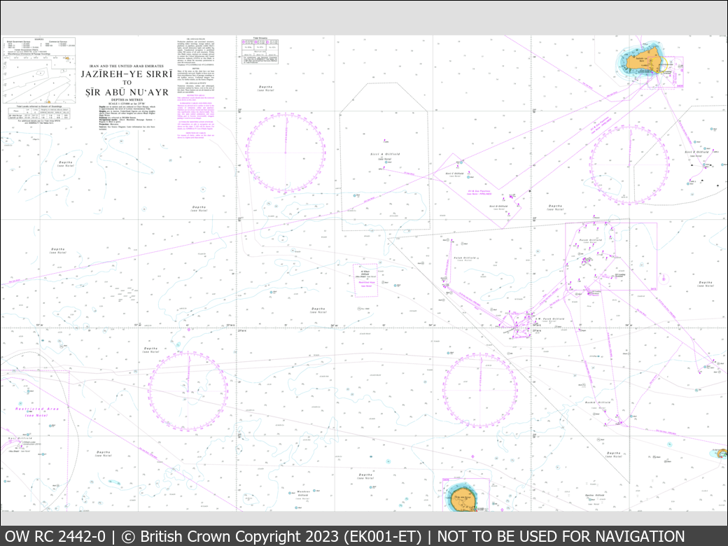 UKHO Raster Chart 2442