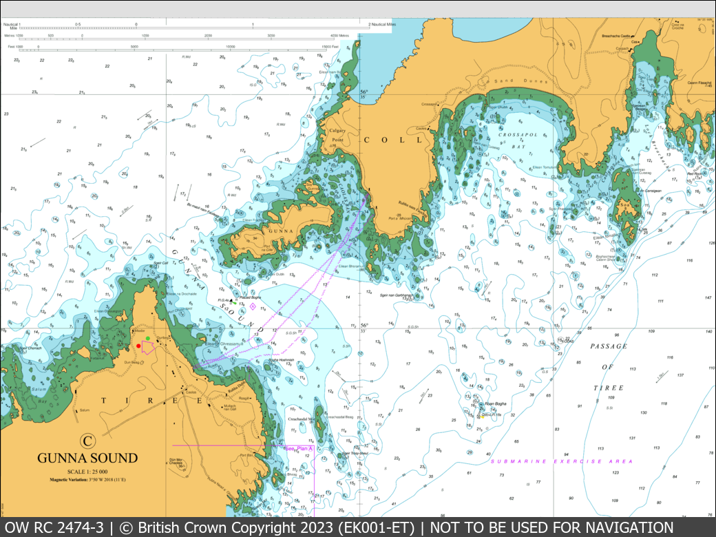 OceanWise Raster Chart 2474 panels