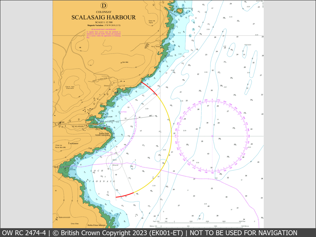 OceanWise Raster Chart 2474 panels