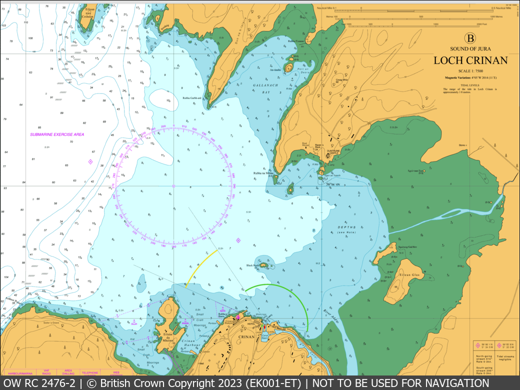 OceanWise Raster Chart 2476 panels