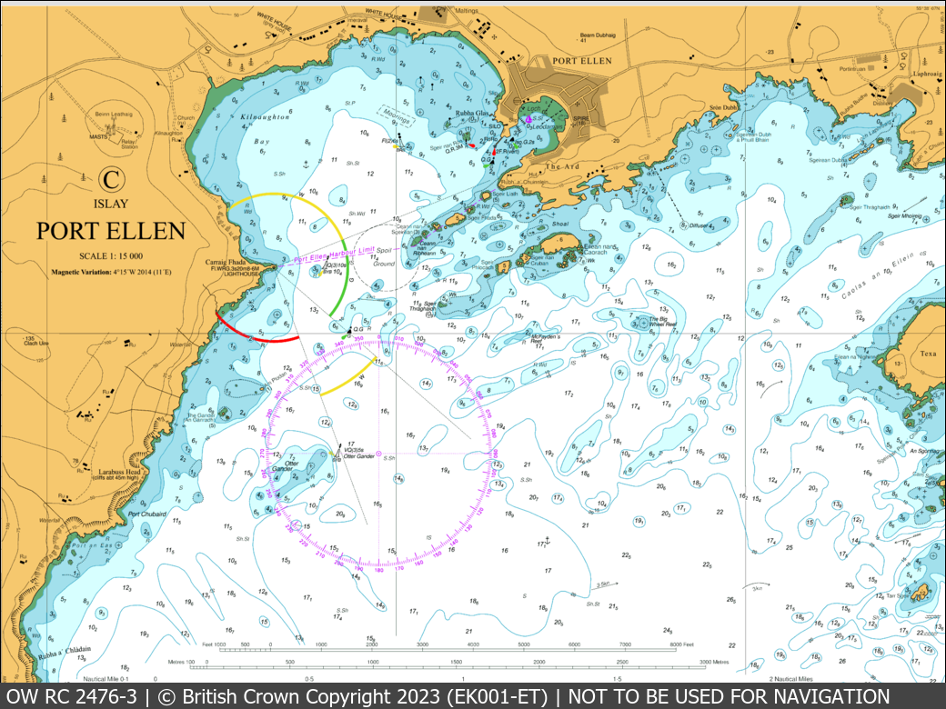 OceanWise Raster Chart 2476 panels