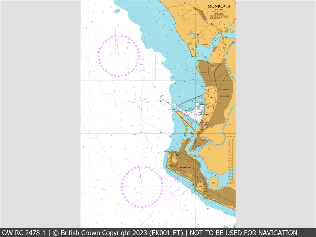 OceanWise Raster Chart 2478 panels