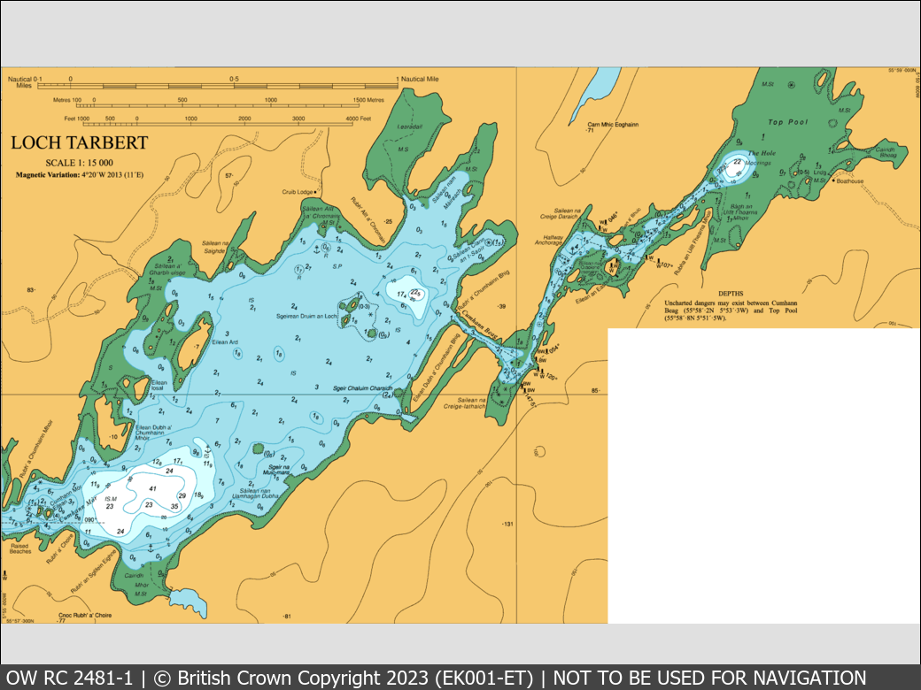 OceanWise Raster Chart 2481 panels