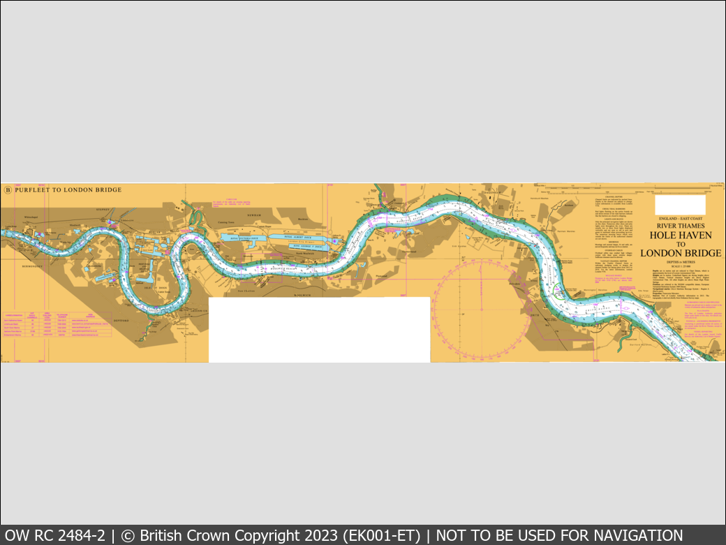 OceanWise Raster Chart 2484 panels