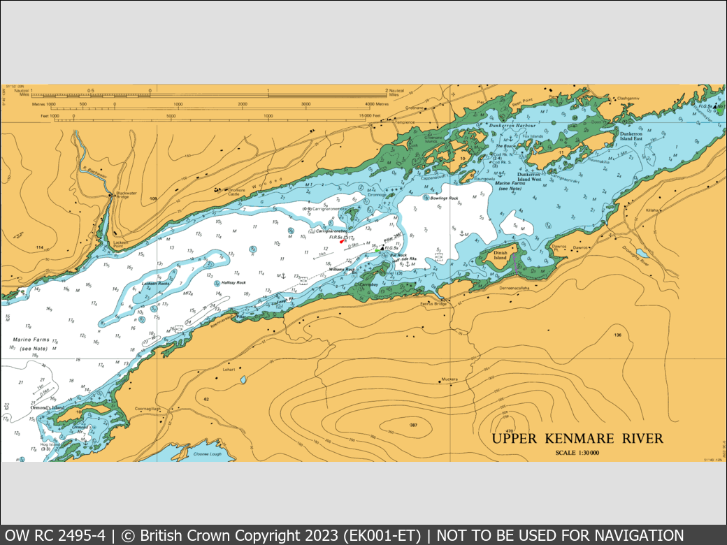 OceanWise Raster Chart 2495 panels