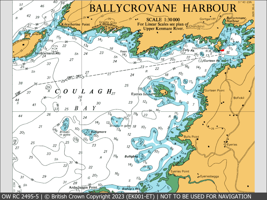 OceanWise Raster Chart 2495 panels