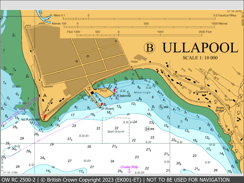 OceanWise Raster Chart 2500 panels