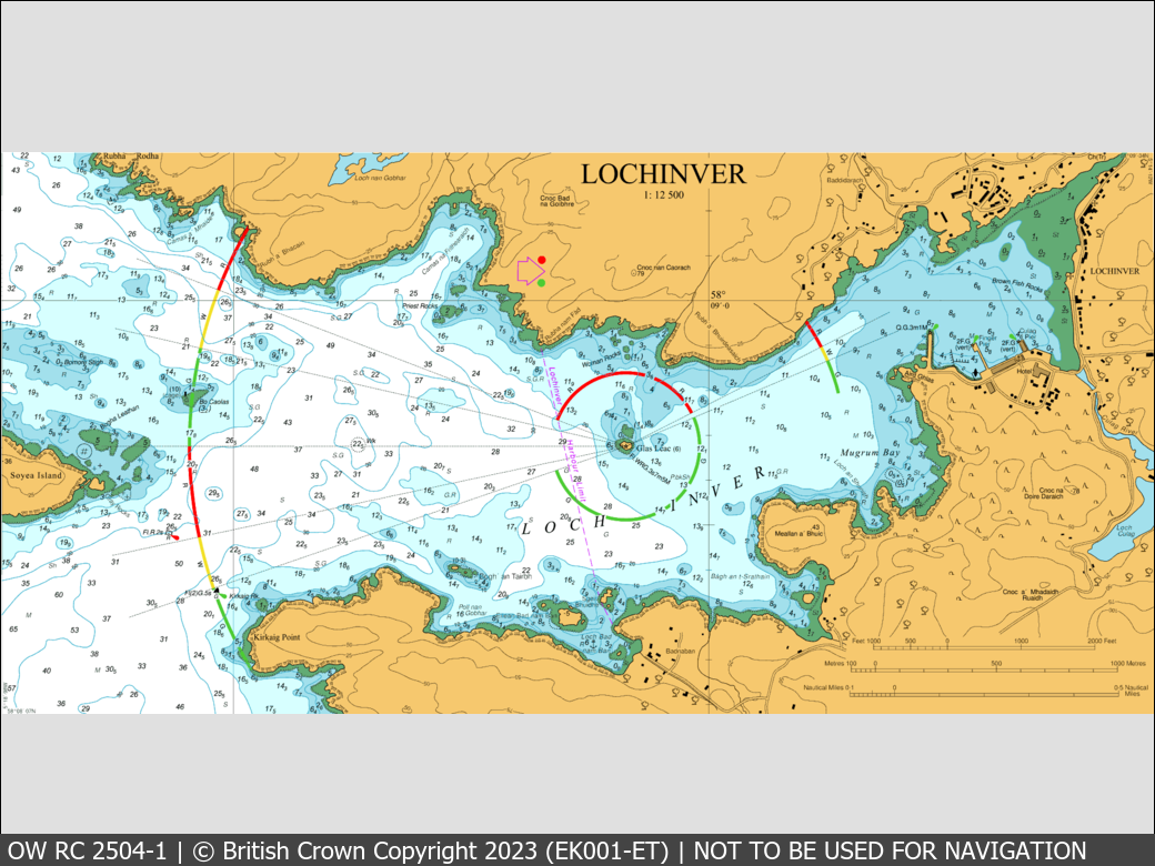 OceanWise Raster Chart 2504 panels