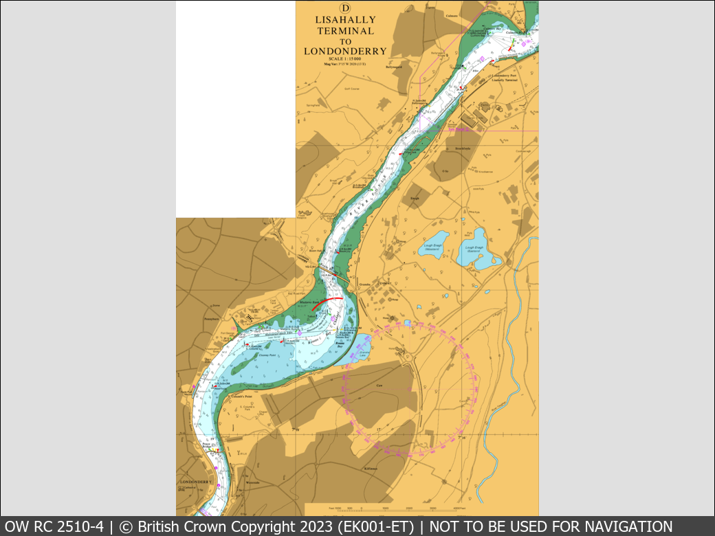 OceanWise Raster Chart 2510 panels