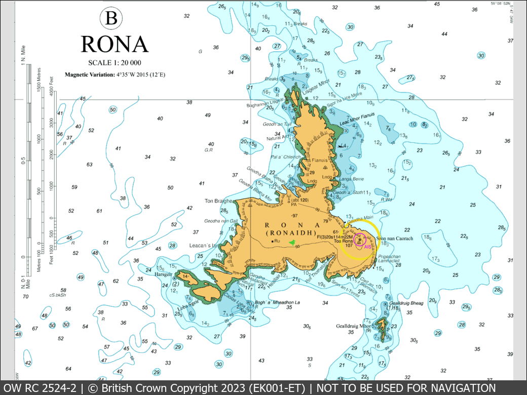 OceanWise Raster Chart 2524 panels