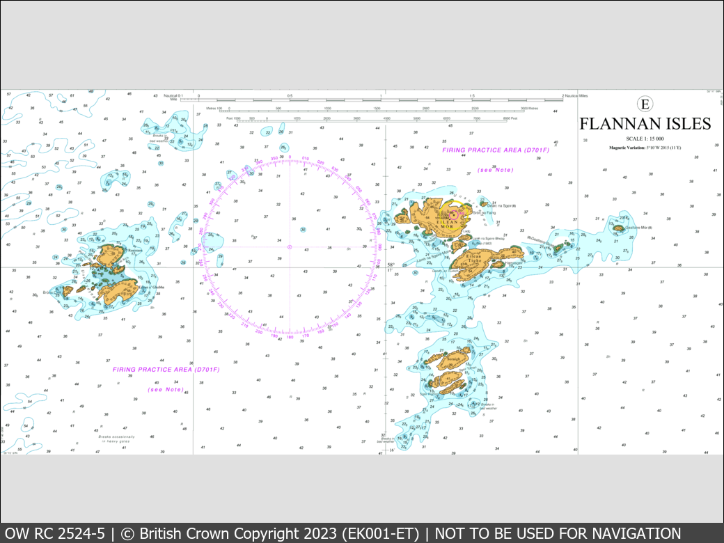 OceanWise Raster Chart 2524 panels