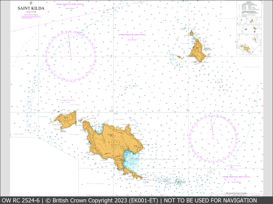 OceanWise Raster Chart 2524 panels