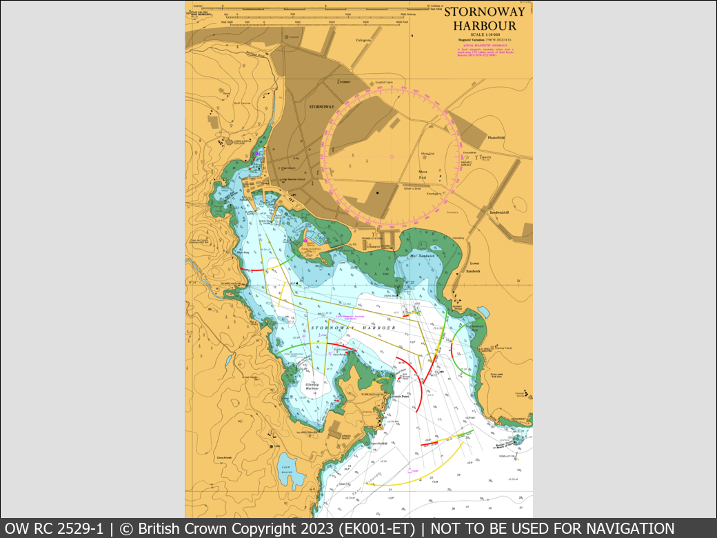 OceanWise Raster Chart 2529 panels