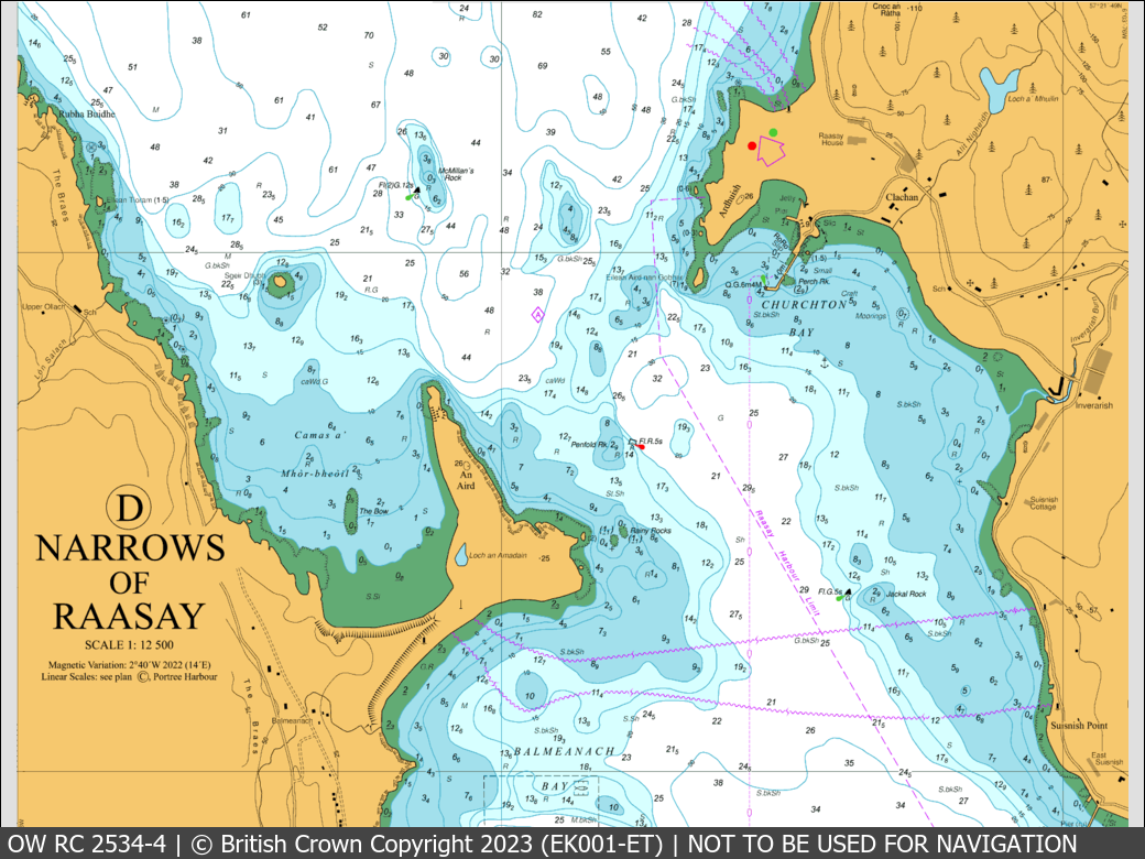 OceanWise Raster Chart 2534 panels