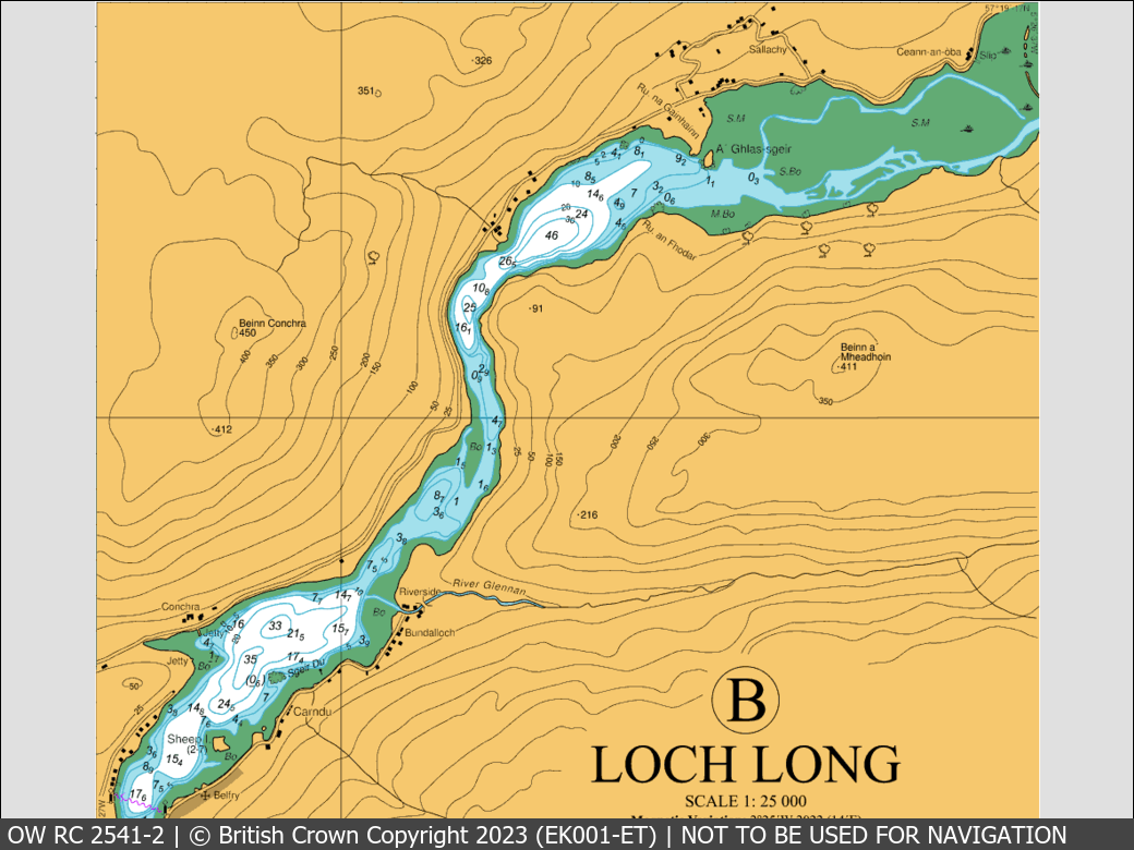 OceanWise Raster Chart 2541 panels