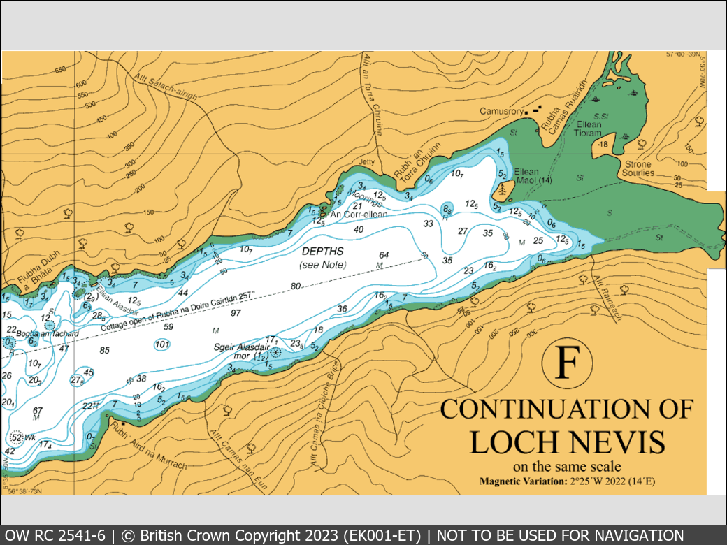 OceanWise Raster Chart 2541 panels