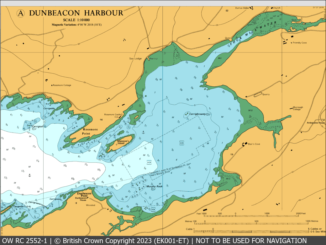 OceanWise Raster Chart 2552 panels