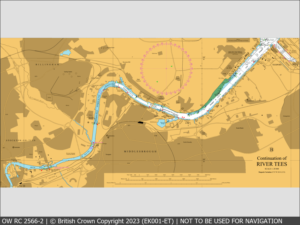 OceanWise Raster Chart 2566 panels