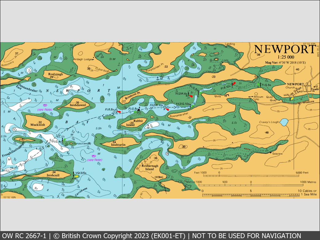 OceanWise Raster Chart 2667 panels