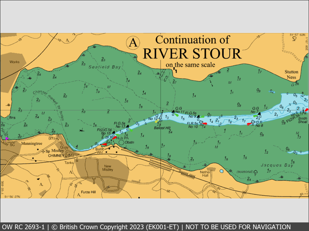 OceanWise Raster Chart 2693 panels