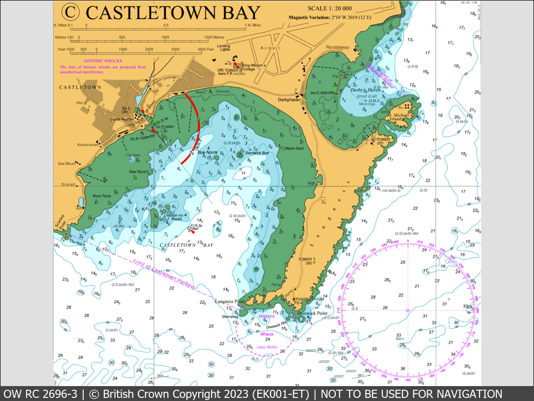 OceanWise Raster Chart 2696 panels