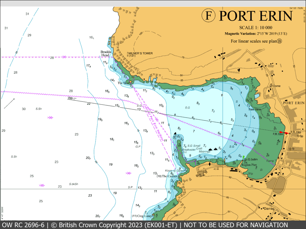 OceanWise Raster Chart 2696 panels