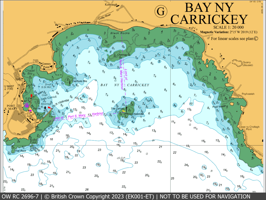 OceanWise Raster Chart 2696 panels