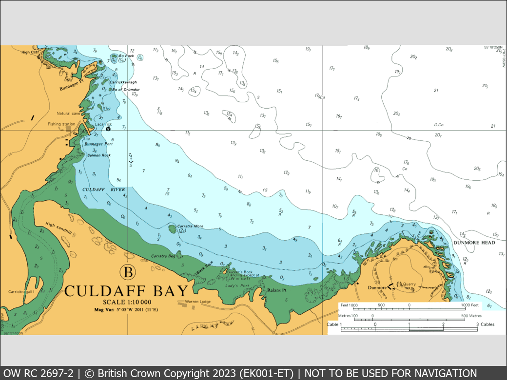 OceanWise Raster Chart 2697 panels