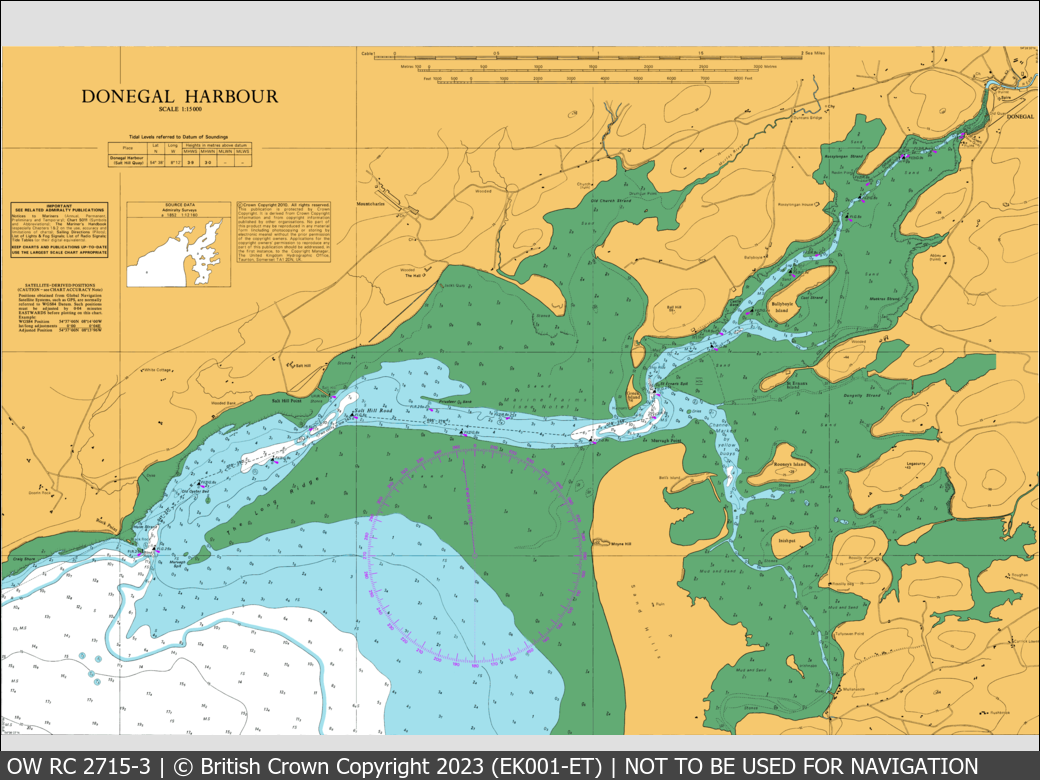 OceanWise Raster Chart 2715 panels