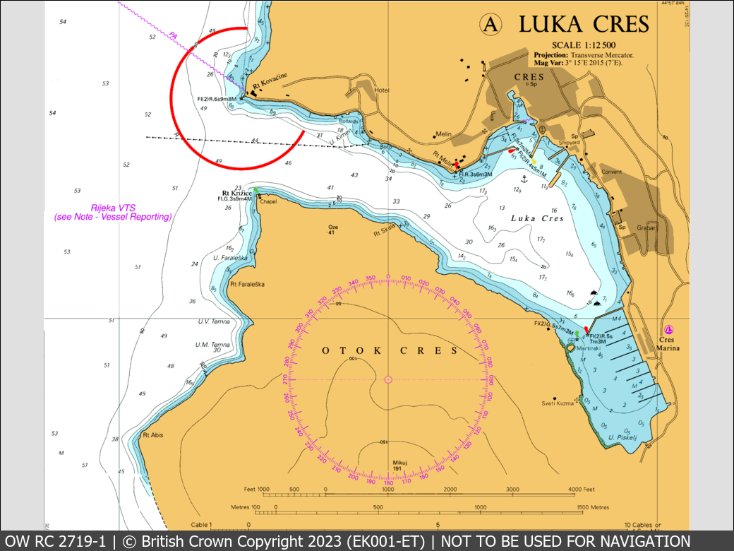 OceanWise Raster Chart 2719 panels