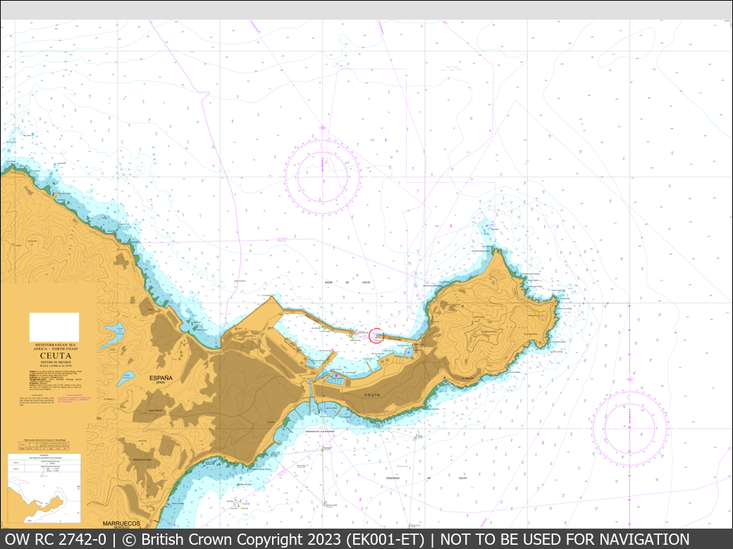 UKHO Raster Chart 2742