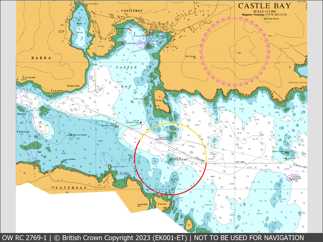 OceanWise Raster Chart 2769 panels