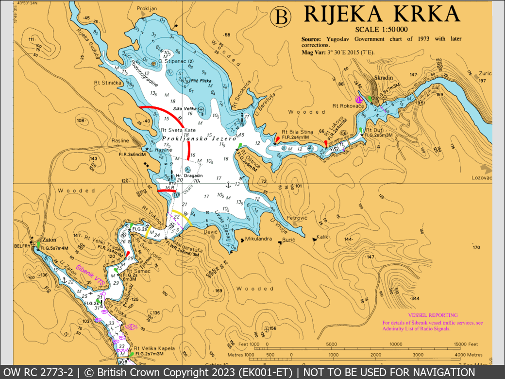 OceanWise Raster Chart 2773 panels